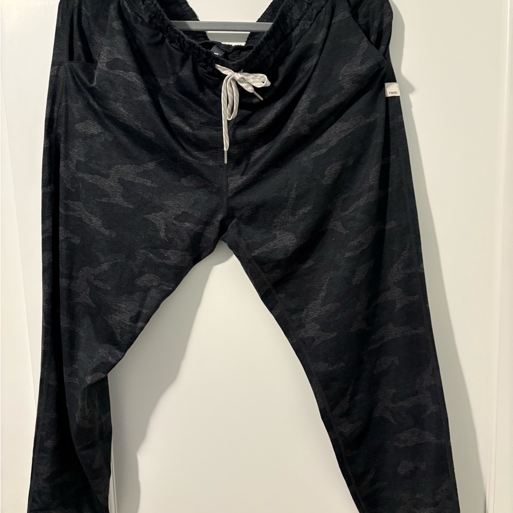 Vuori Black Camo Track Pants